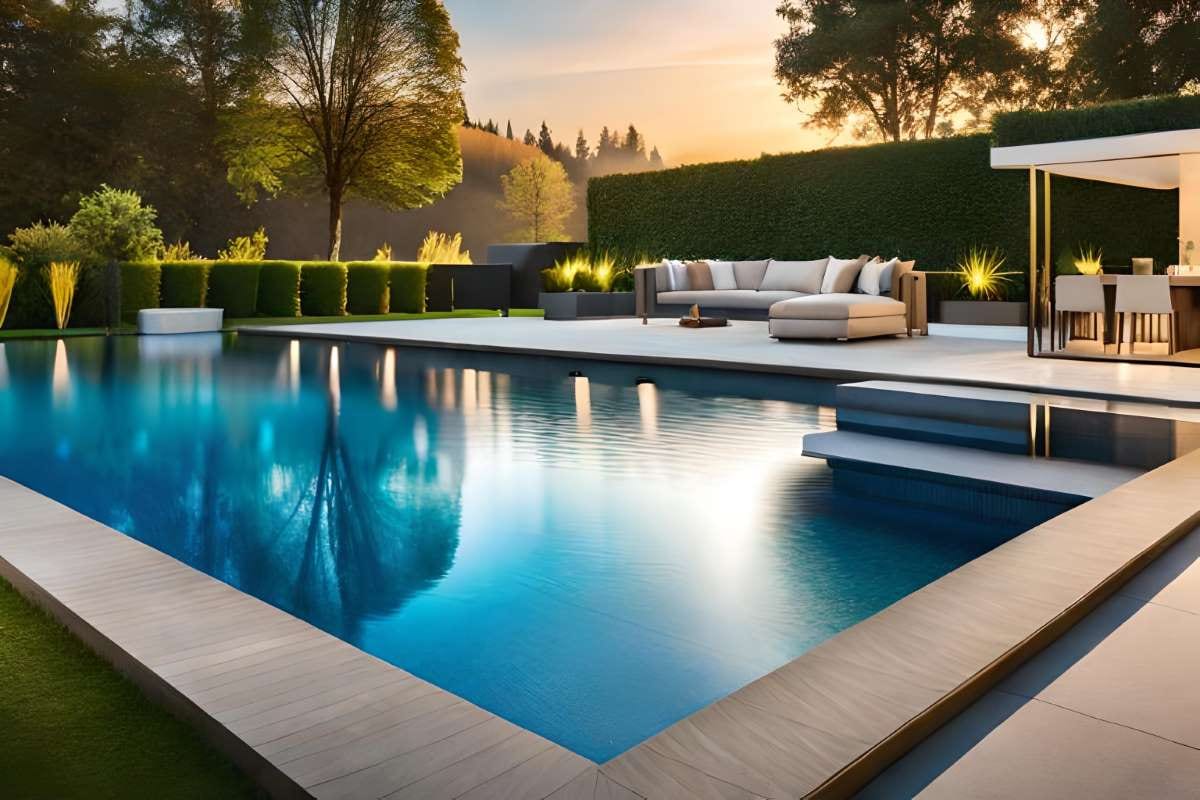 Person designing a pool layout for better field efficiency