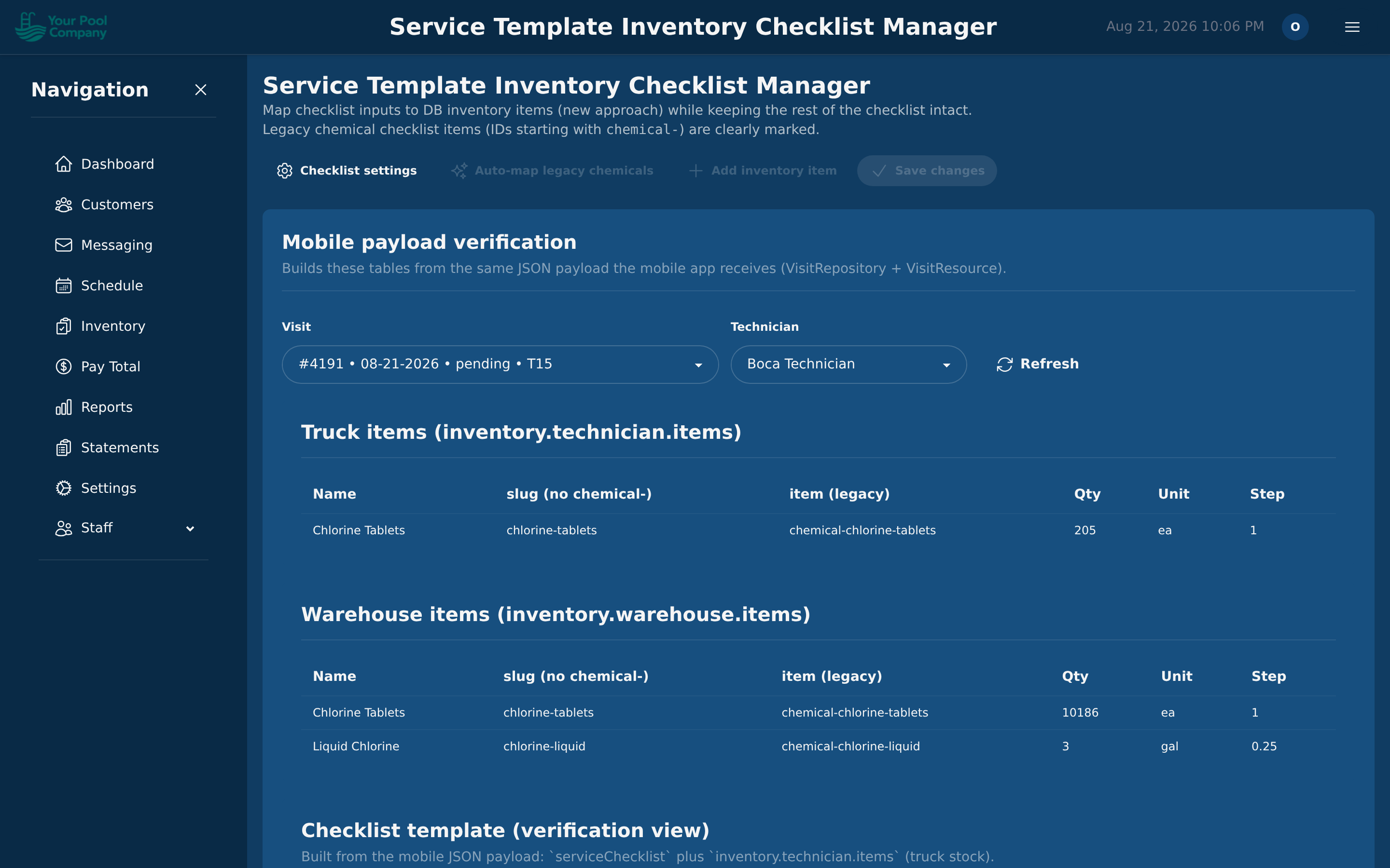 Telling a service which supplies it uses